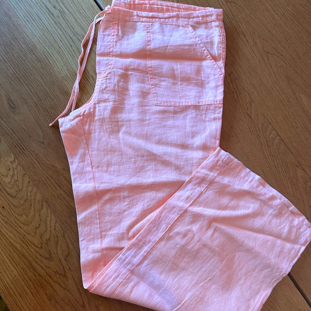 Linen pants from Victoria Secret size 14
Sunset (light orange) colour